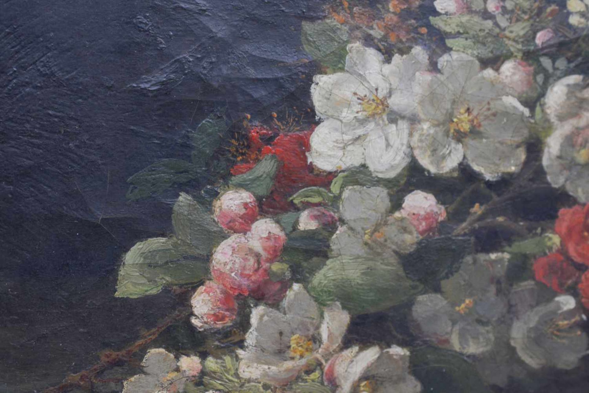 Helene Marie Stromeyer (1834 Hannover - 1924 Karlsruhe)Blumenstillleben, Öl auf Leinwand, 20 cm x 29 - Image 5 of 5