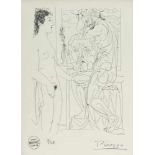 Pablo Picasso (1881 Malaga - 1973 Mougins) (F)Blatt aus der Suite Vollard, Platte 72, Nachdruck