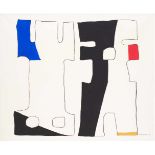 Werner Graeff (1901 Sonnborn - 1978 Blacksburg/Virginia)TWISWABU, Öl auf Leinwand, 65 cm x 80,5