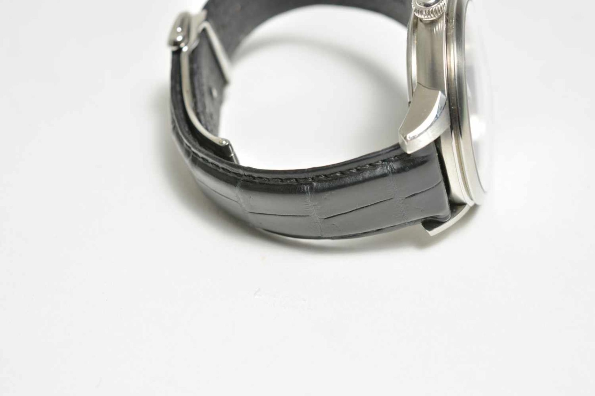 Maurice Lacroix SqueletteHandaufzug, Gehäuse Stahl, Durchmesser 43 mm, Original-Lederarmband, - Bild 4 aus 6