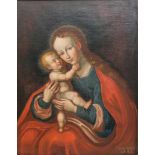 Unbekannter Künstler (18./19. Jh.)Madonna mit Kind, nach dem Passauer Gnadenbild Mariahilf von Lucas
