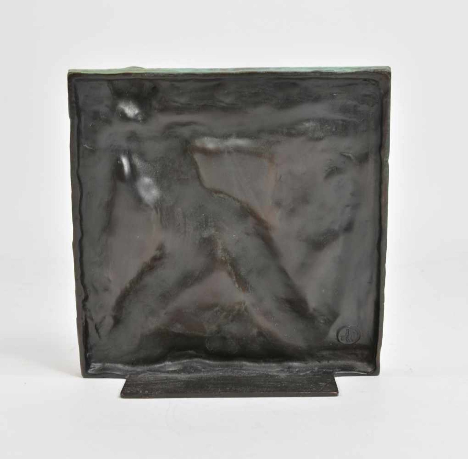 Michael Fuchs (1952 Paris)Unbekleidete Schönheit, Bronze, partiell grün patiniert, Höhe 22 cm, - Bild 3 aus 3
