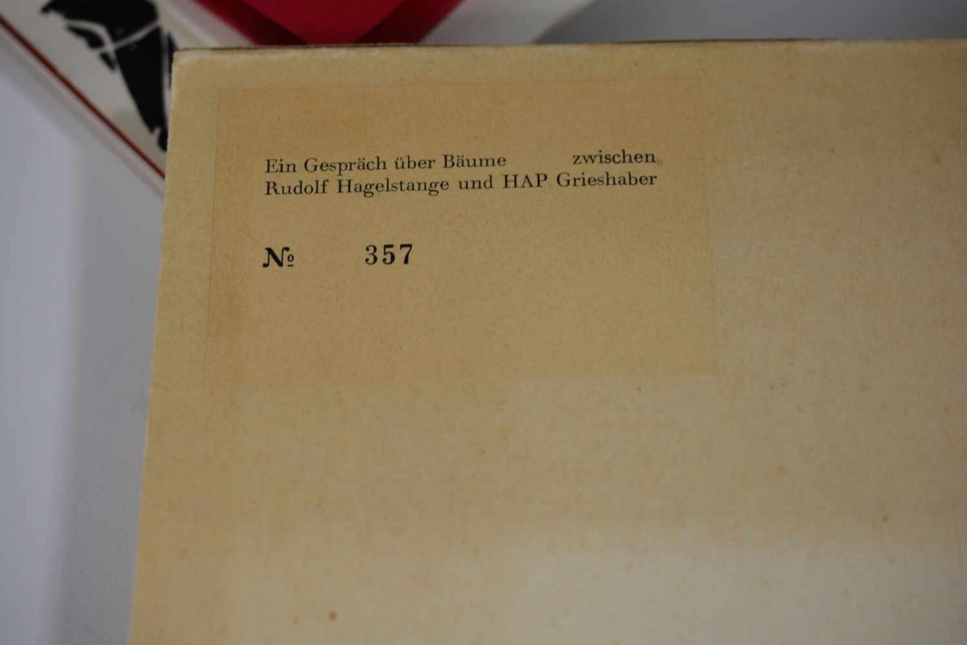 HAP Grieshaber (1909 Rot an der Rot - 1981 Reutlingen) (F)'Ein Gespräch über Bäume - Ein Gespäch - Image 2 of 5