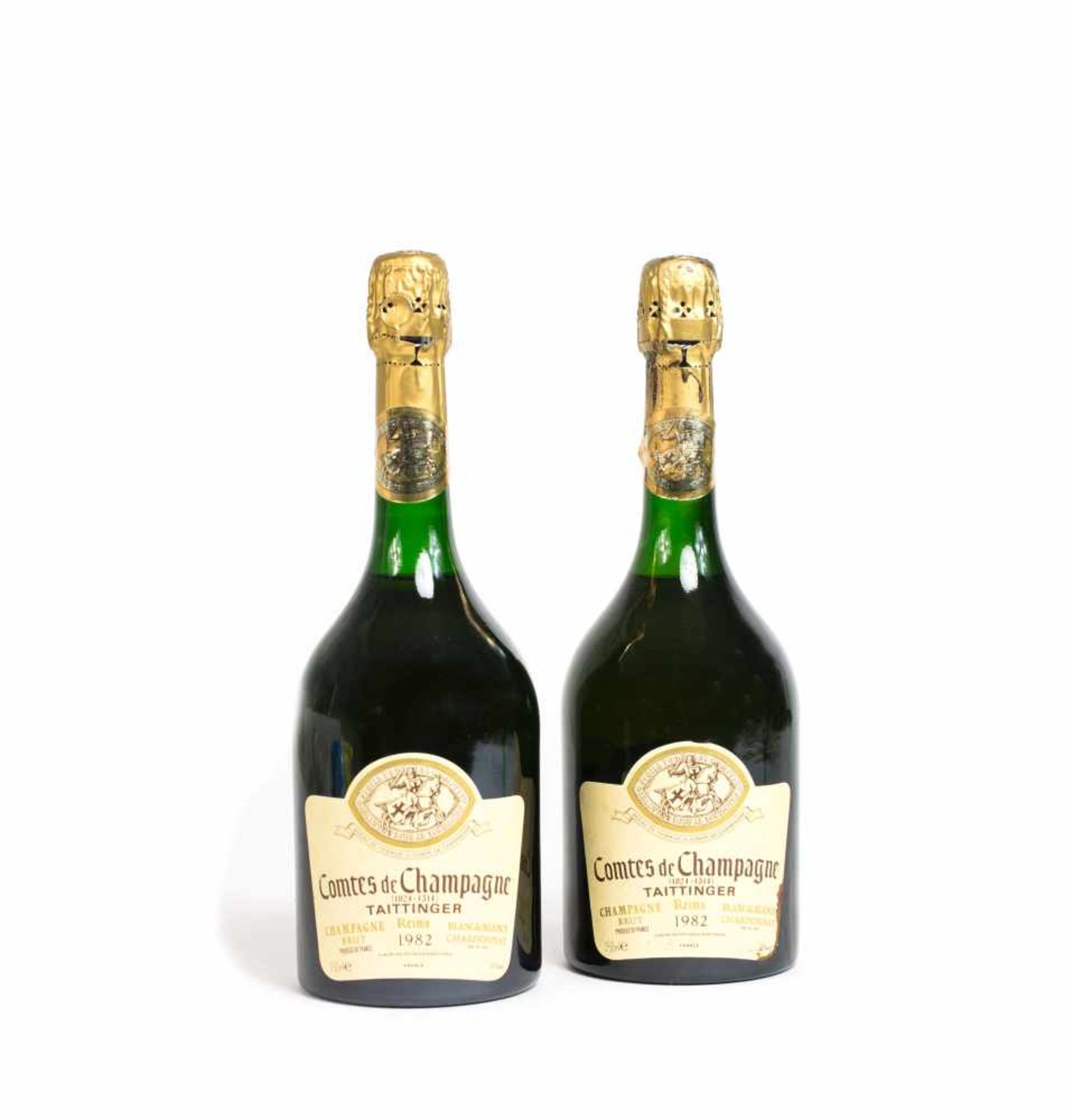 Taittinger - Comtes de Champagne2-tlg., Champagne, Blanc de Blancs Chardonnay, Brut, 1982, 0,75 l,