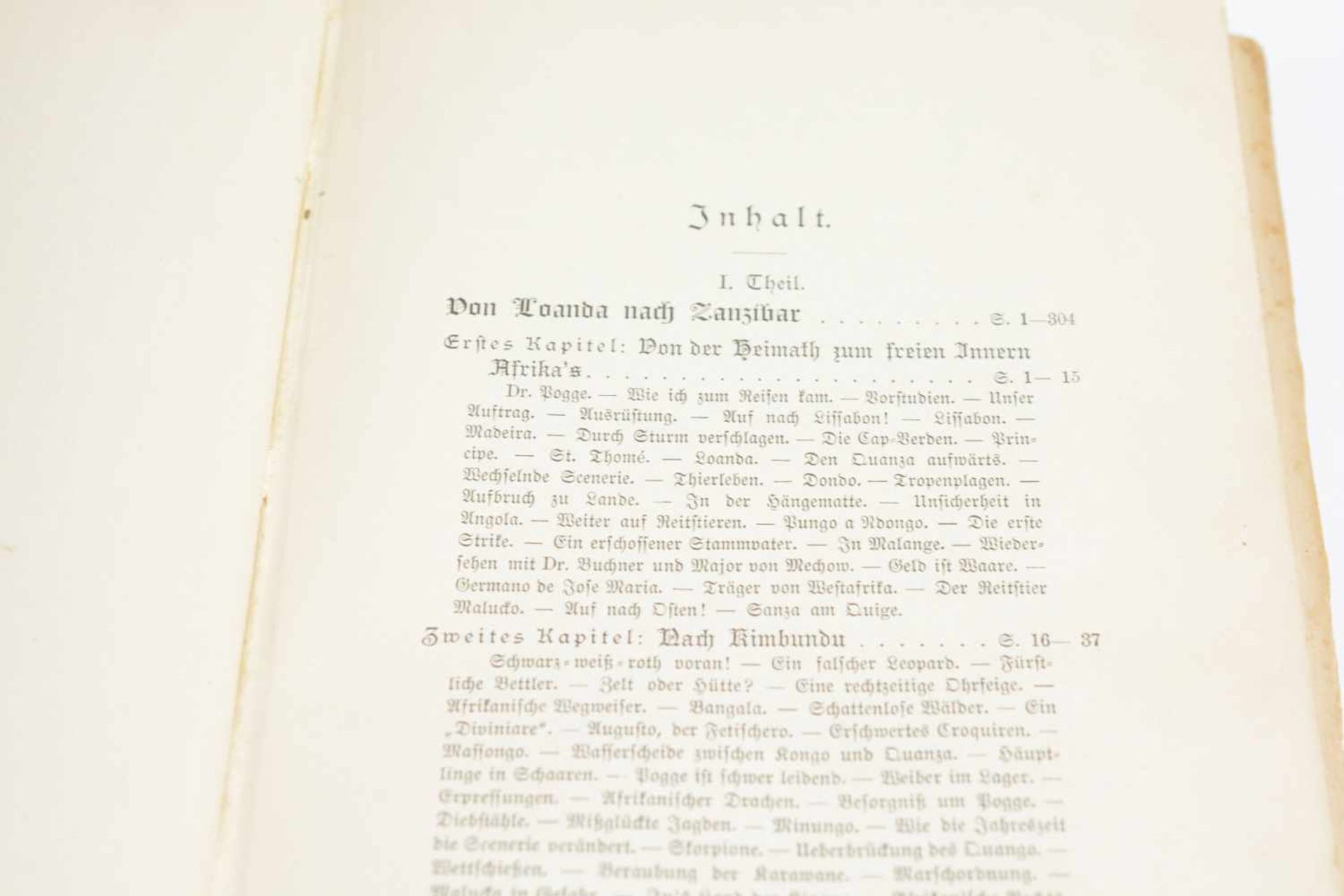 Konvolut Antiquarische Bücher2 tlg. bestehend aus 'Unter deutscher Flagge quer durch Afrika', - Bild 2 aus 6