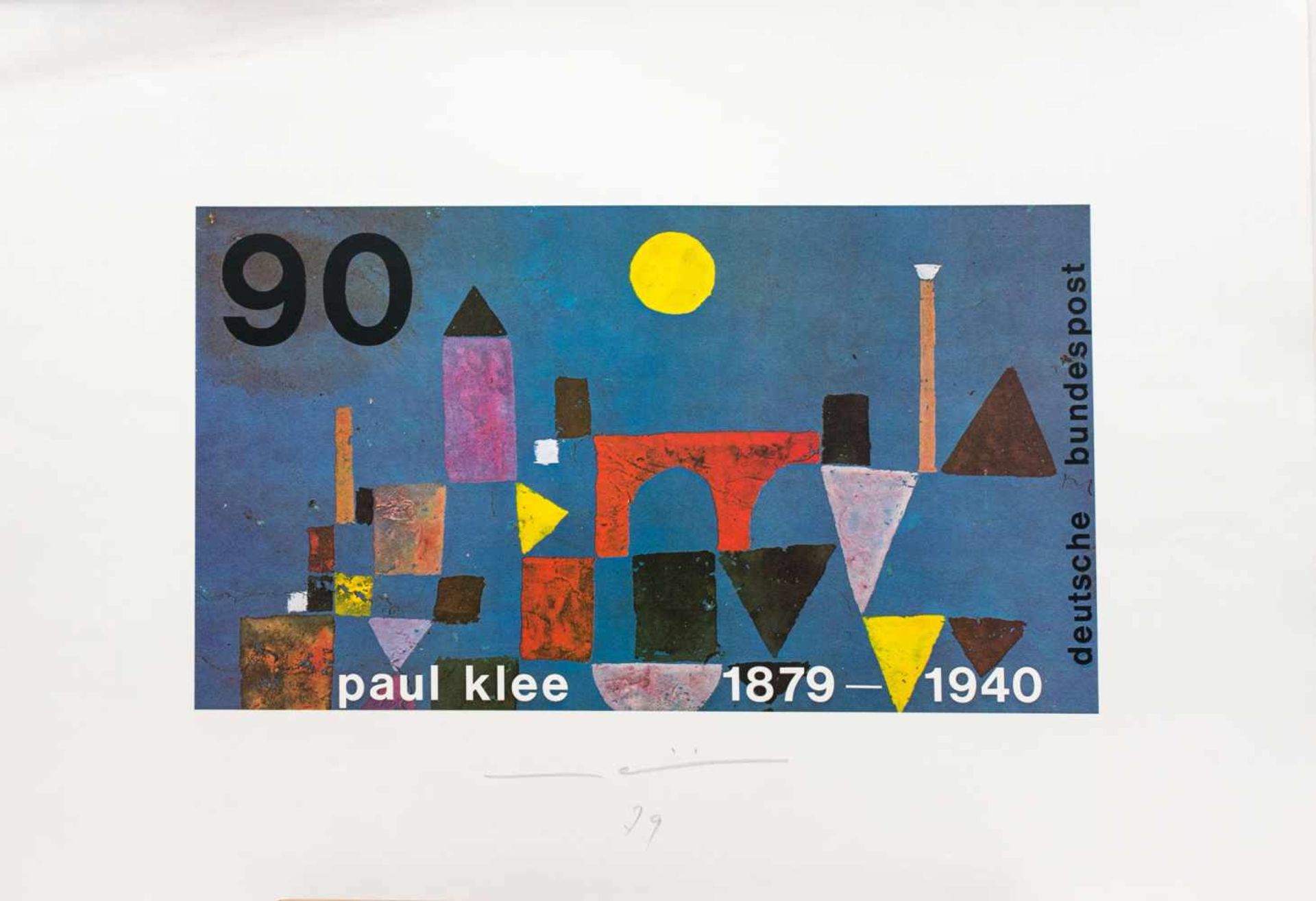 Almir Mavignier (1925 Rio de Janeiro - 2018 Hamburg)5 Entwürfe für Briefmarken zum 100. Geburtstag - Bild 4 aus 5