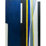 Heinrich Siepmann (1904 Mülheim an der Ruhr - 2002 ebenda) (F)'Vertikal 1972 II', Öl auf Leinwand,