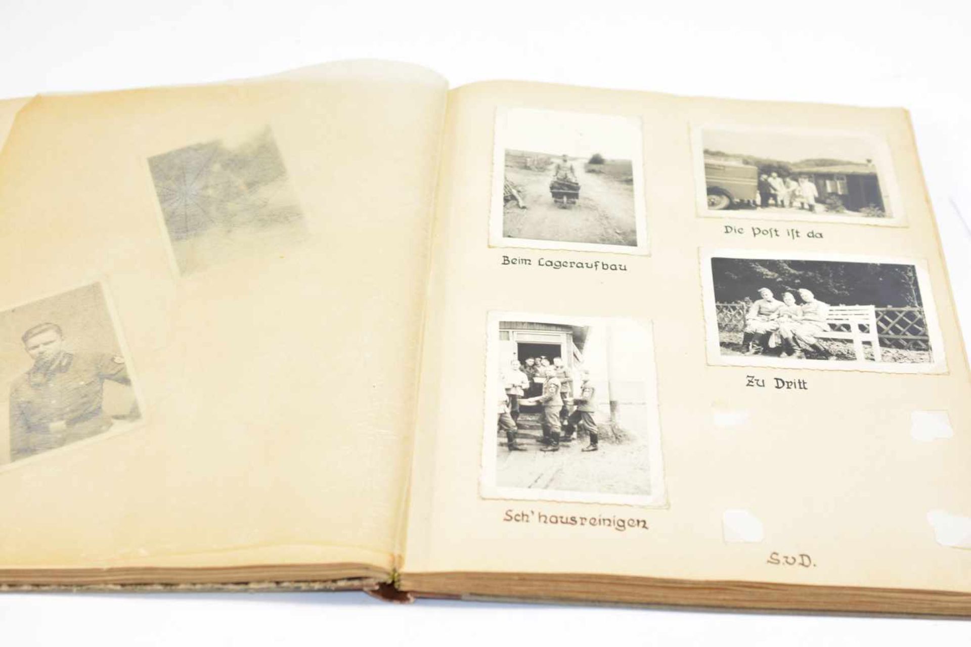 Fotoalbum des Reichsarbeitsdienst WehrmachtDeutsches Reich, 21 Seiten, min. 165 Fotografien, mit - Image 2 of 3