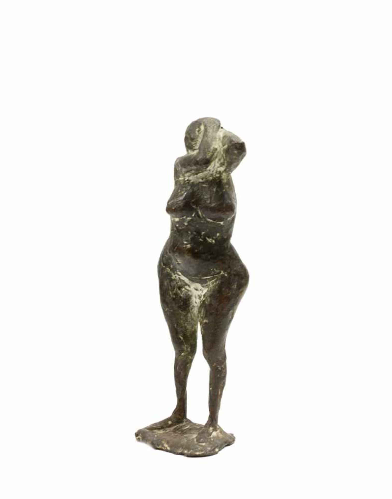 Waldemar Otto (1929 Petrikau) (F)Weiblicher Akt, Bronze, Höhe 17,7 cm, unterseitig I/XX