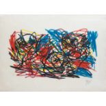 Karel Appel (1921 Amsterdam - 2006 Zürich) (F)Abstrakte Komposition, Farblithografie auf Bütten,