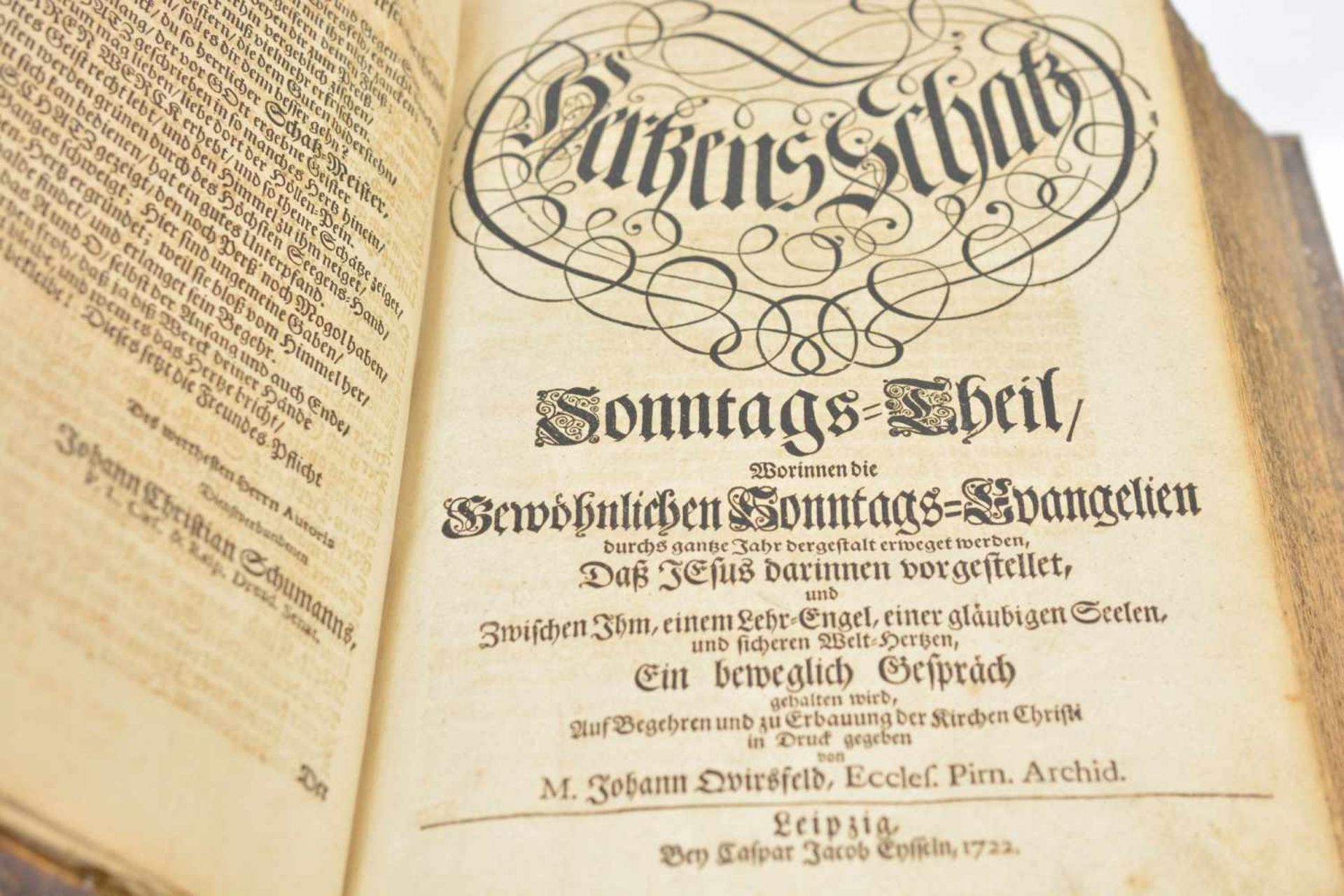 Evangelischer HerzensschatzM. Johann Quirsfeld (1642-1686), 1722, Verlag Caspar Jacob Eysseln, - Bild 5 aus 8