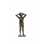 Karl Kluth (1922 Düsseldorf - 2012 ebenda)Stehender Junge, Bronze, Höhe 21 cm