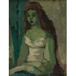 Walter Schöttler (1904 Schwerte - 1978 Köln)3-tlg., Frau mit rotem Haar, Sommernacht, und
