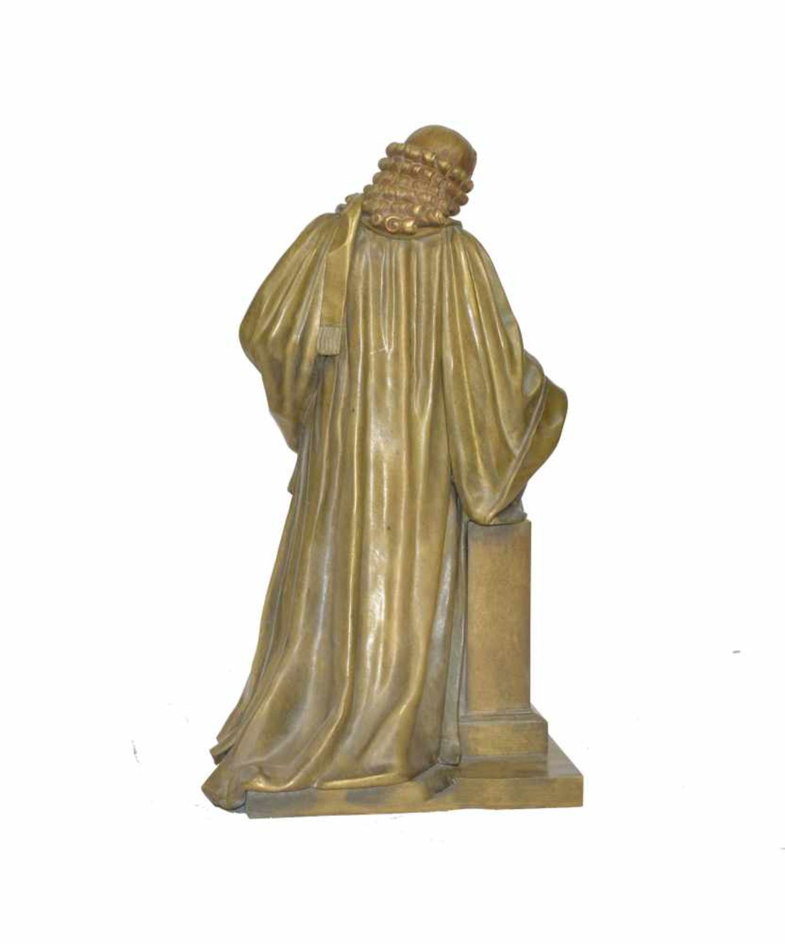 Jean-Marie Pigalle (1792 - 1857 Frankreich)Männerfigur, Bronze, Höhe 36,3 cm, auf der Figur mit ' - Image 2 of 2