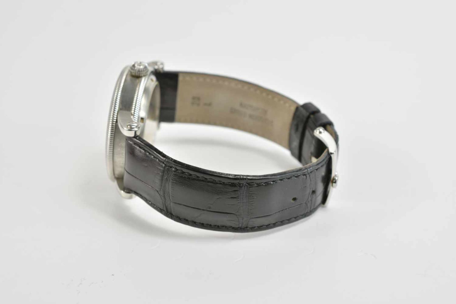 Chronoswiss DelphisAutomatik, Kaliber 124, Gehäuse Stahl, Durchmesser 38 mm, Armband Leder, - Bild 2 aus 5