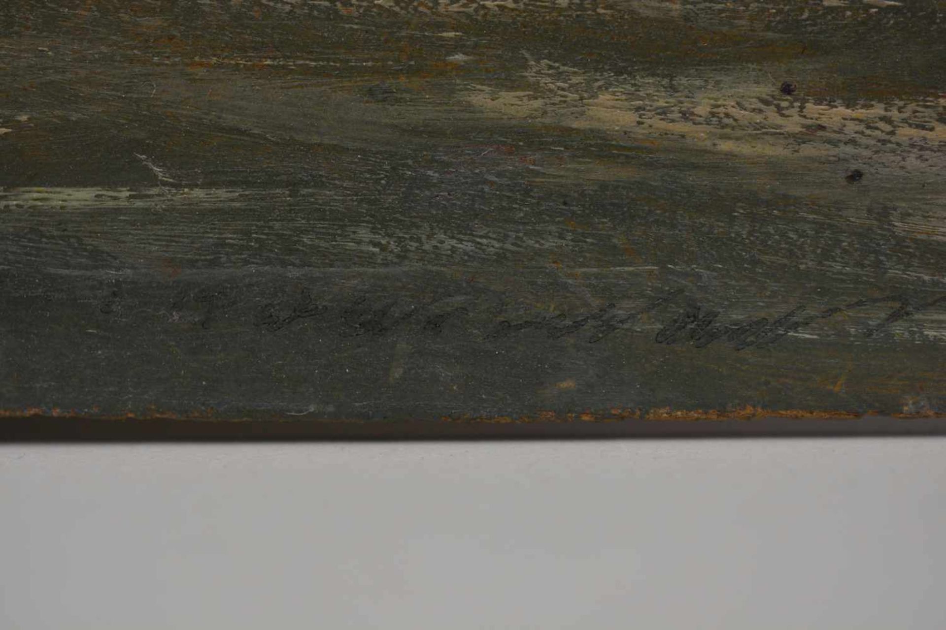 Unbekannter Künstler (20. Jh.)Segelschiff vor der Küste, Öl auf Platte, 60 cm x 79,5 cm, unten - Bild 5 aus 6