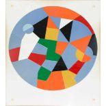Otmar Alt (1940 Werningerode)Puzzlespiel, Multiple (polychrome astralo, 42 Teile) 1968, 68 cm x 59