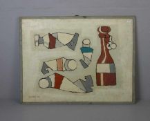 SIEVERT (wohl Erik Christian Sievert, 1897-1961), Gemälde / painting: "Abstrahiertes Stillleben