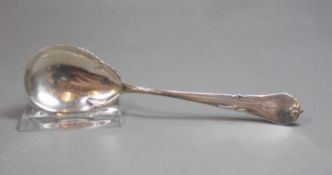 ZUCKERLÖFFEL / VORLEGELÖFFEL / serving spoon, deutsch, 800er Silber (27 g). Gemarkt mit