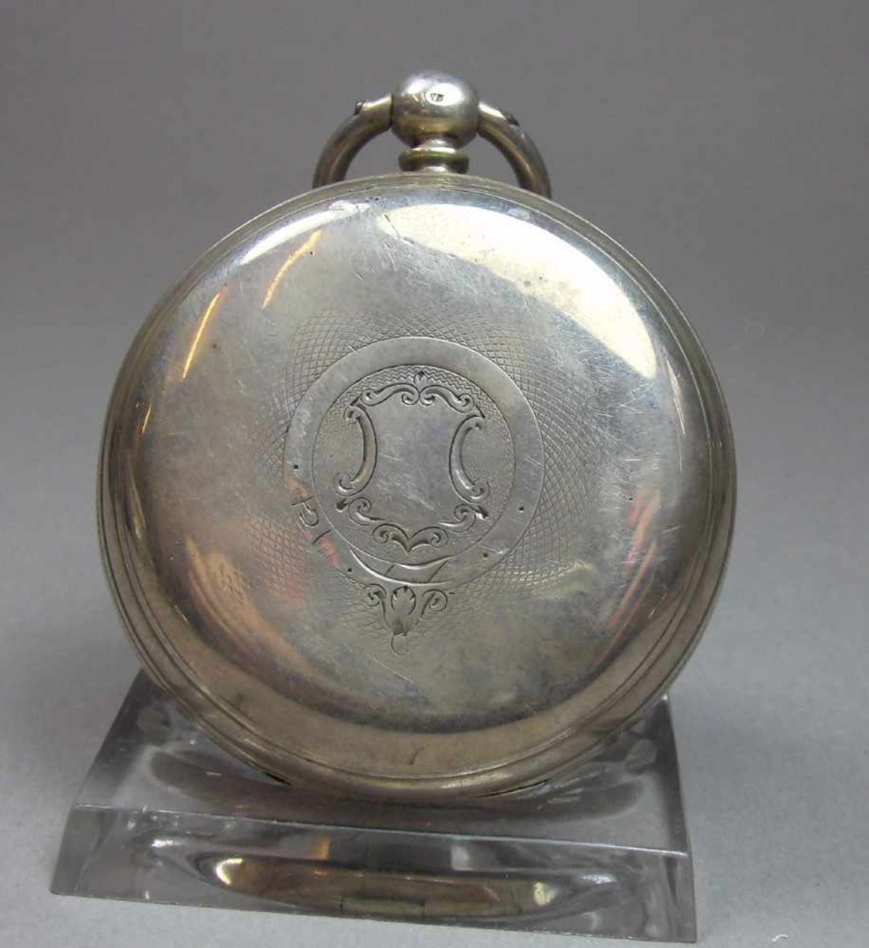 ENGLISCHE - SCHLÜSSELTASCHENUHR / TASCHENUHR / open face pocket watch, Consular Case. London / - Image 5 of 11