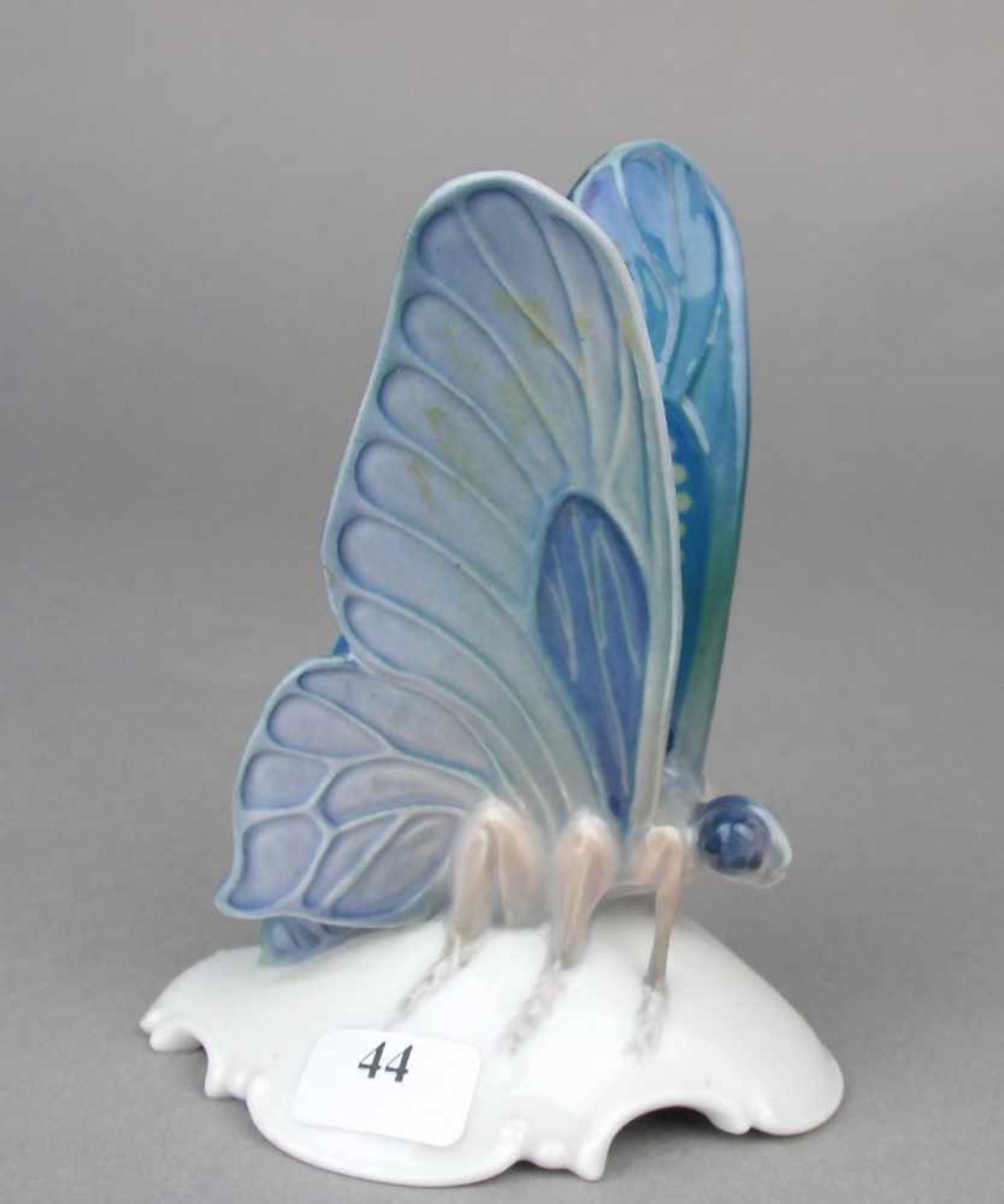 PORZELLANFIGUR / porcelain figure: "Schmetterling", Manufaktur Rosenthal, Zweigwerk Bahnhof Selb, - Bild 5 aus 7