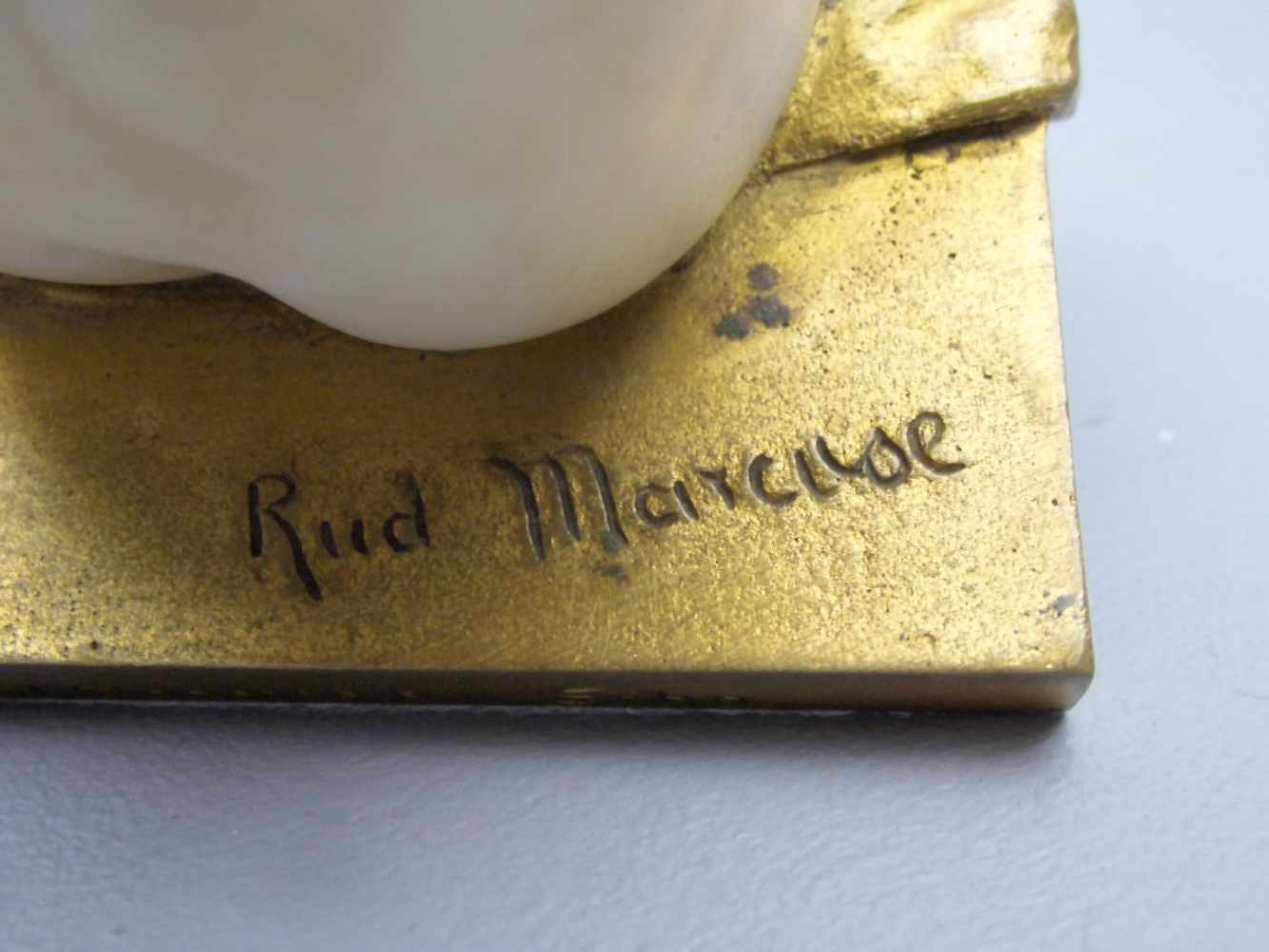 MARCUSE, RUDOLF (gelegentlich auch Markuse; Berlin 1878- ca. 1930), Skulptur: "Das Modell - - Image 6 of 7