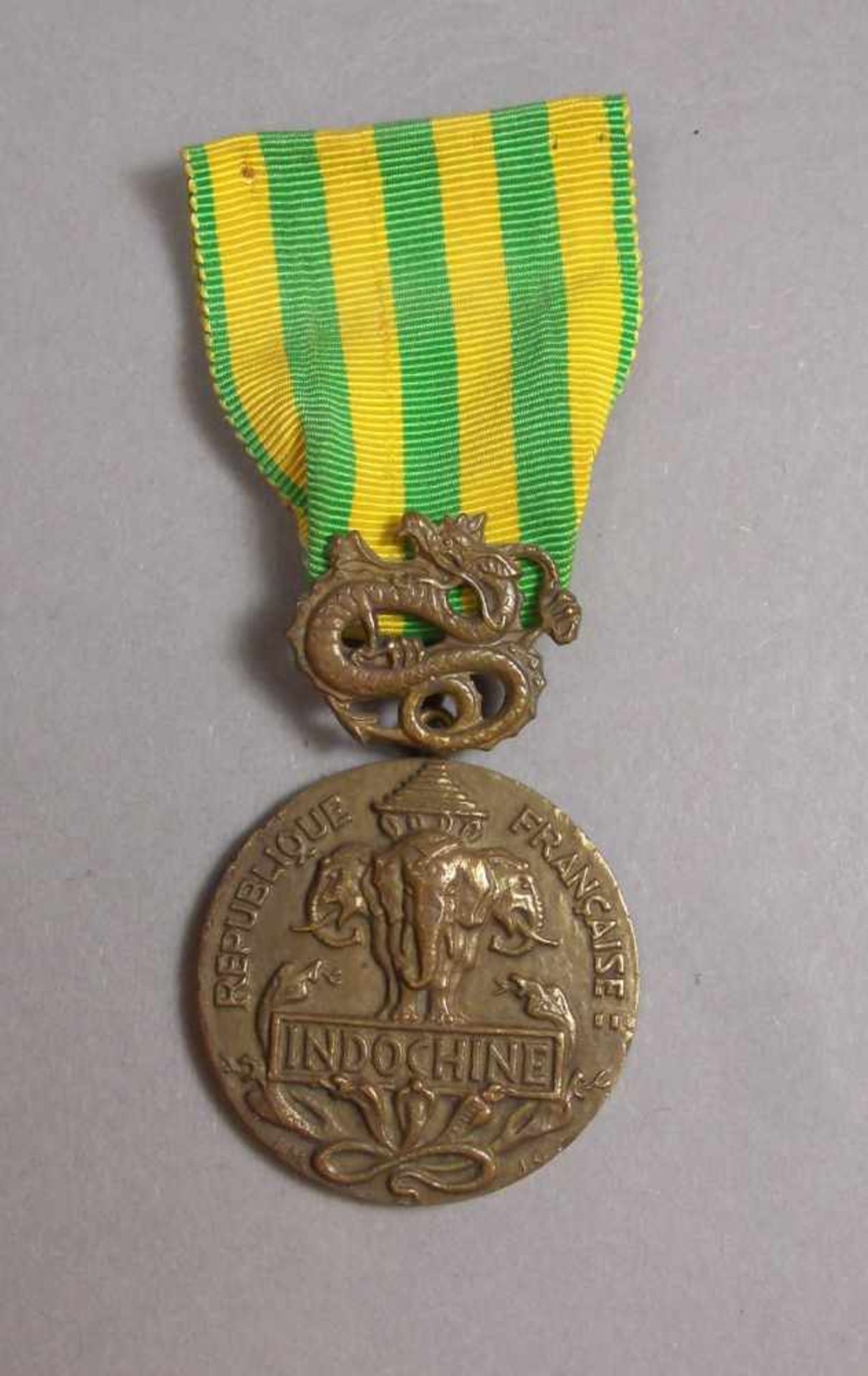PAAR FRANZÖSISCHE ORDEN / EHRENZEICHEN: 1) Fremdenlegion - Médaille Commémorative de la Campagne d´ - Bild 4 aus 5
