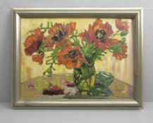 DENZEL, EUGEN (Wuppertal 1901-1980 Hamburg), Gemälde / painting: "Stillleben mit Klatschmohn", Öl