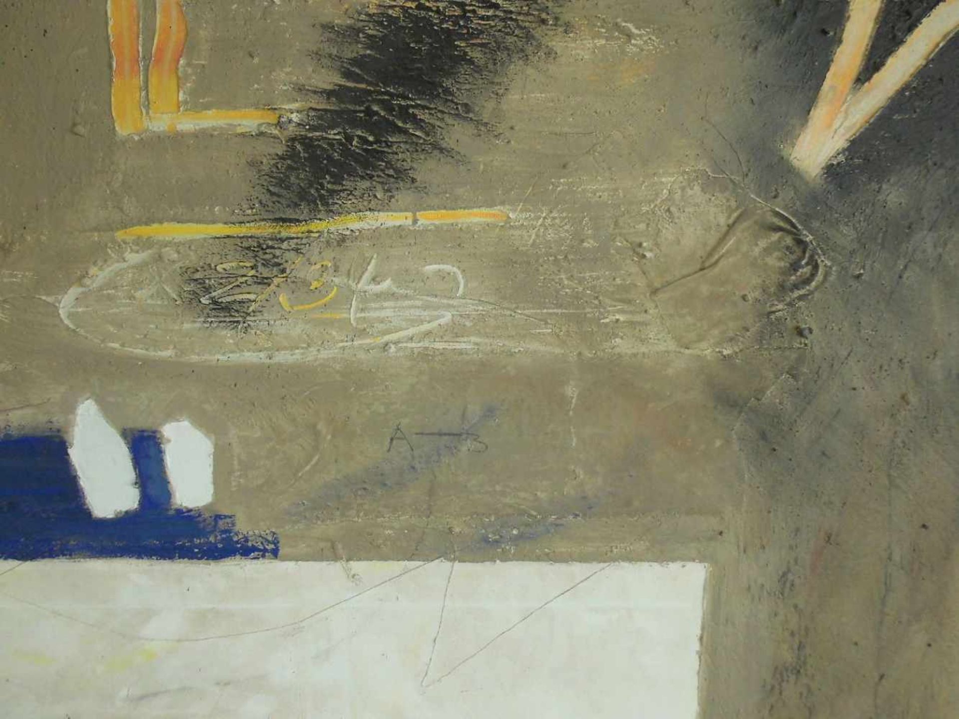 DANGUILLIER, SIEGFRIED (Gelsenkirchen 1934-2001 ebd.), Gemälde / painting: "Komposition", - Image 2 of 5
