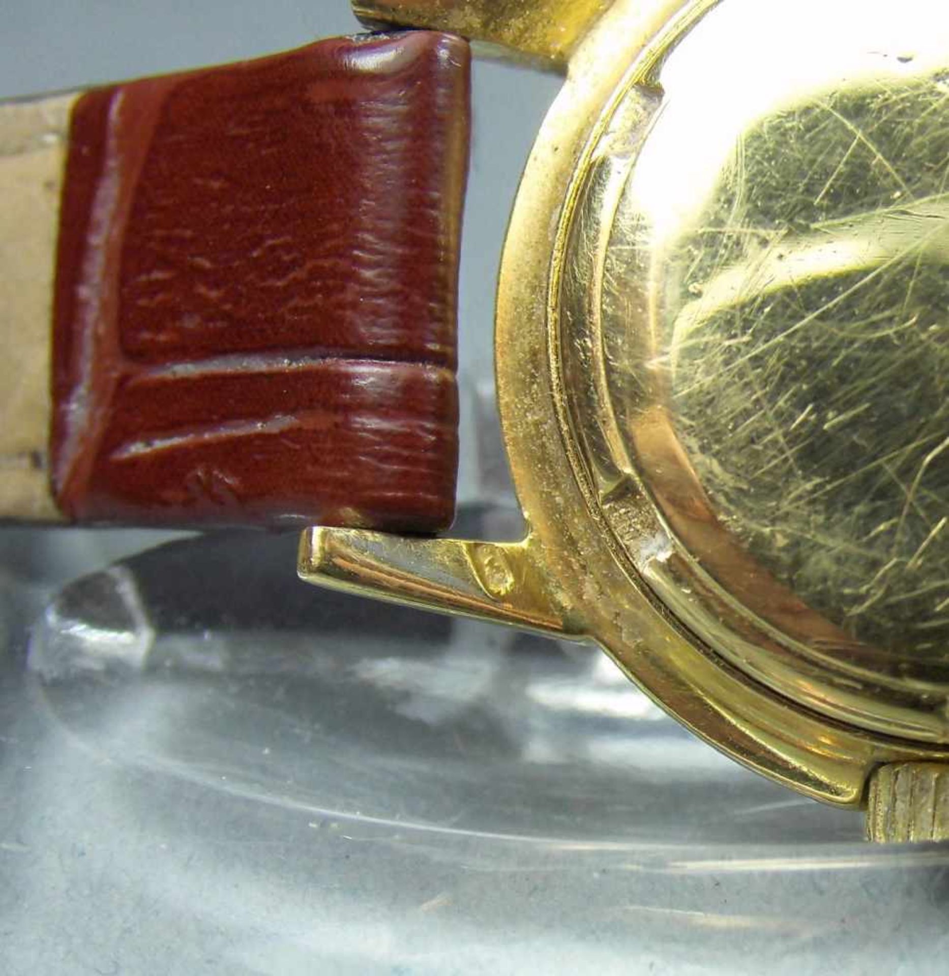 GOLDENE ETERNA - MATIC DAMEN - ARMBANDUHR / wristwatch, Automatik-Uhr, wohl 1960er Jahre, Gehäuse - Image 5 of 5
