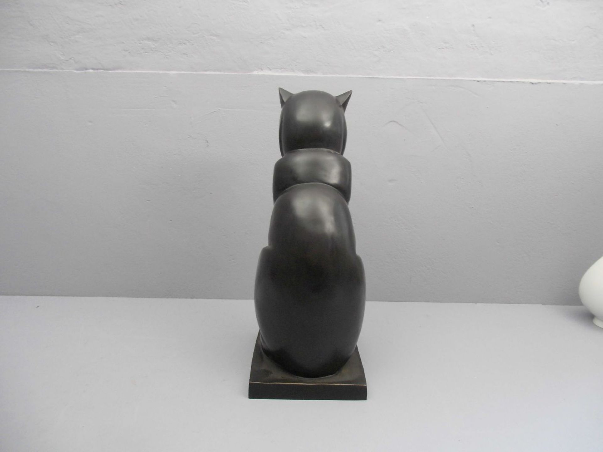 MARTEL, JAN und JOEL (beide: Nantes 1896-1966 Paris), Skulptur / sculpture: "Sitzende Katze", - Bild 3 aus 4