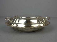 DECKELSCHALE / GEMÜSESCHALE / silver covered bowl, 1. H. 20. Jh. Sterlingsilber (insg. 674 Gramm),