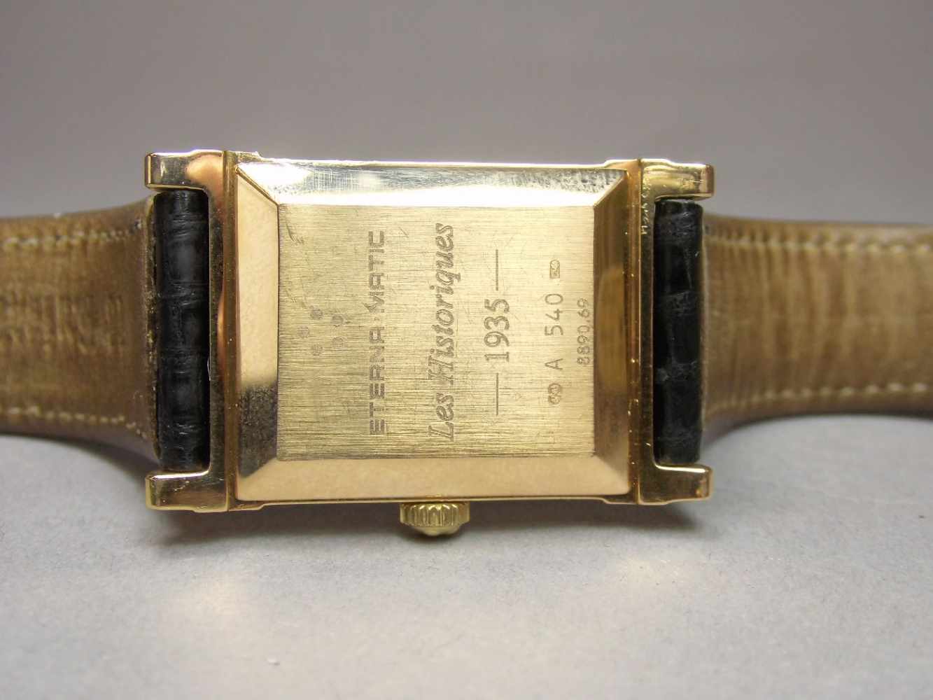 UNISEX ARMBANDUHR - ETERNA MATIC 1935 / wristwatch, Automatik; Uhr erworben 1999. Manufaktur - Image 10 of 11