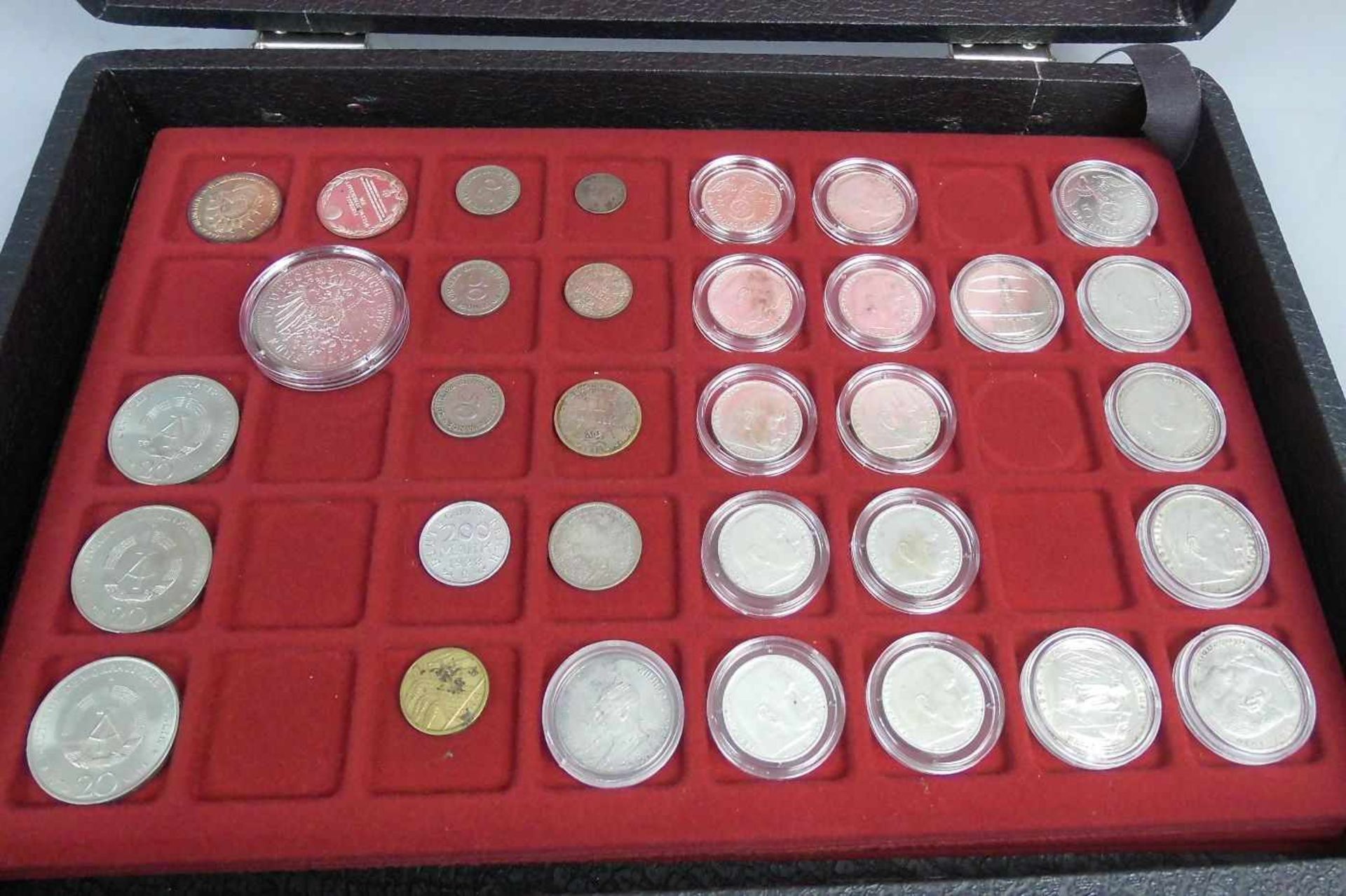 GROSSES KONVOLUT MÜNZEN / SILBER-MÜNZEN - DEUTSCHLAND / silver-coins, 19./20. Jh., - Image 7 of 8