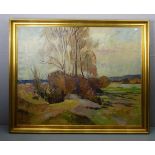 BRITZE, JOHANNES (Berlin 1895-1969 Kopenhagen), Gemälde / painting: "Küstenlandschaft mit Dünen,