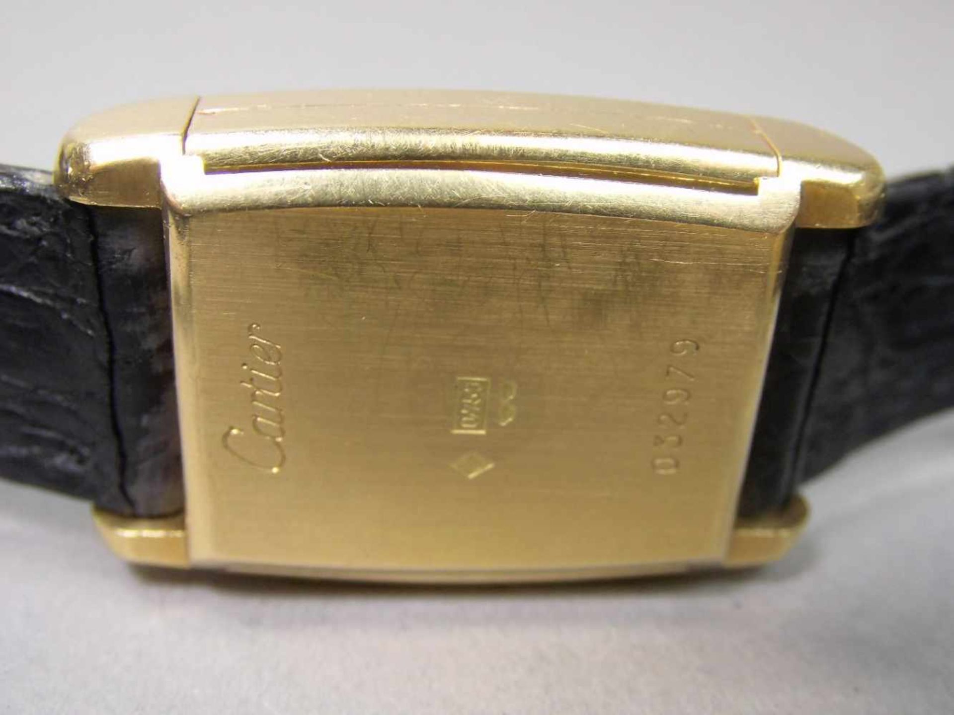 VINTAGE ARMBANDUHR CARTIER REVERSO / wristwatch, Handaufzug, wohl 1970er Jahre, Manufaktur Cartier / - Image 4 of 9