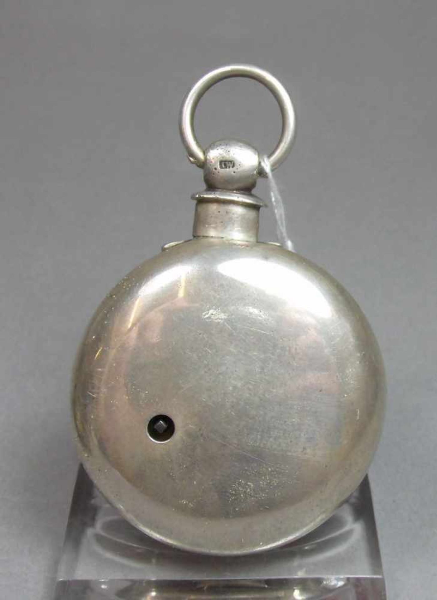 SPINDELTASCHENUHR MIT DOPPELSCHALEN-GEHÄUSE / pocket watch with pair case, Uhrengehäuse gem. " - Image 8 of 11