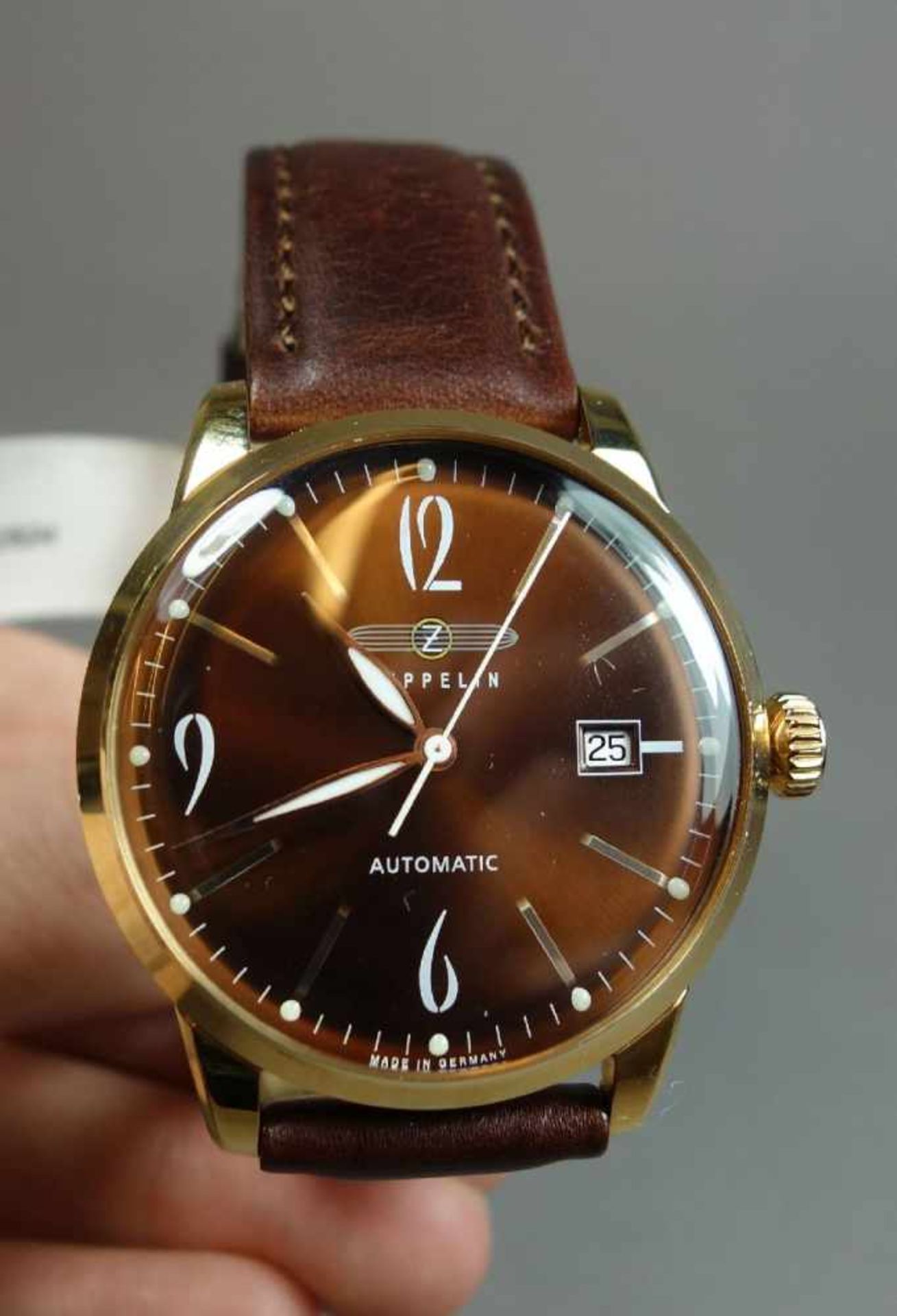 ZEPPELIN ARMBANDUHR / wristwatch, Automatik-Uhr, Manufaktur Point tec Electronic GmbH / Deutschland. - Image 2 of 7