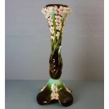 JUGENDSTIL - BLUMENSÄULE / art nouveau flowerstand, Keramik, zweiteilig mit montiertem Fuß, unter