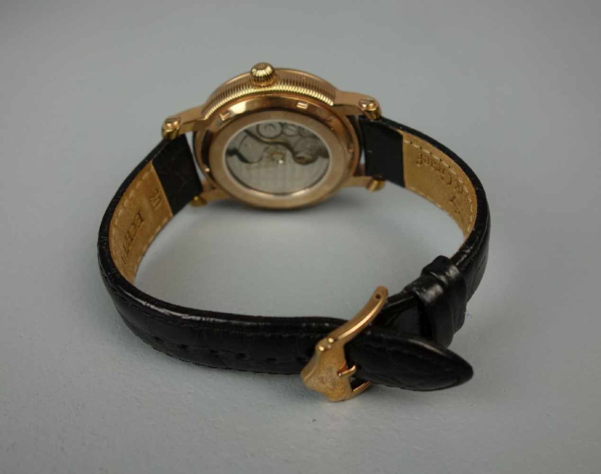 ARMBANDUHR ROEBELIN & GRAEF / wristwatch, Automatik-Uhr, Modell "Pharao". Rundes Edelstahlgehäuse in - Image 3 of 4