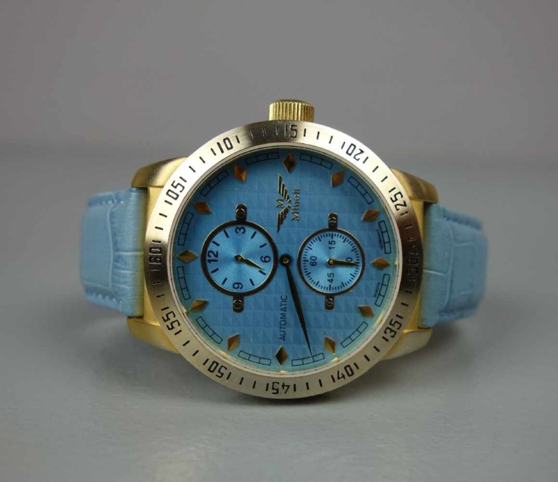 PAAR ARMBANDUHREN MINOIR: MODELL "LIMOGES" / two wristwatches, Automatik-Uhren. Zwei Armbanduhren, - Image 2 of 8