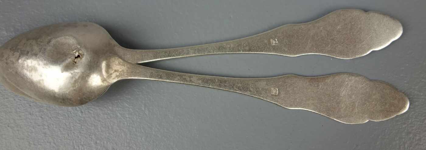 KONVOLUT SILBERLÖFFEL / silver spoons, Konvolut Silberlöffel aus dem 19. und 20. Jh., insgesamt 80 - Bild 4 aus 6