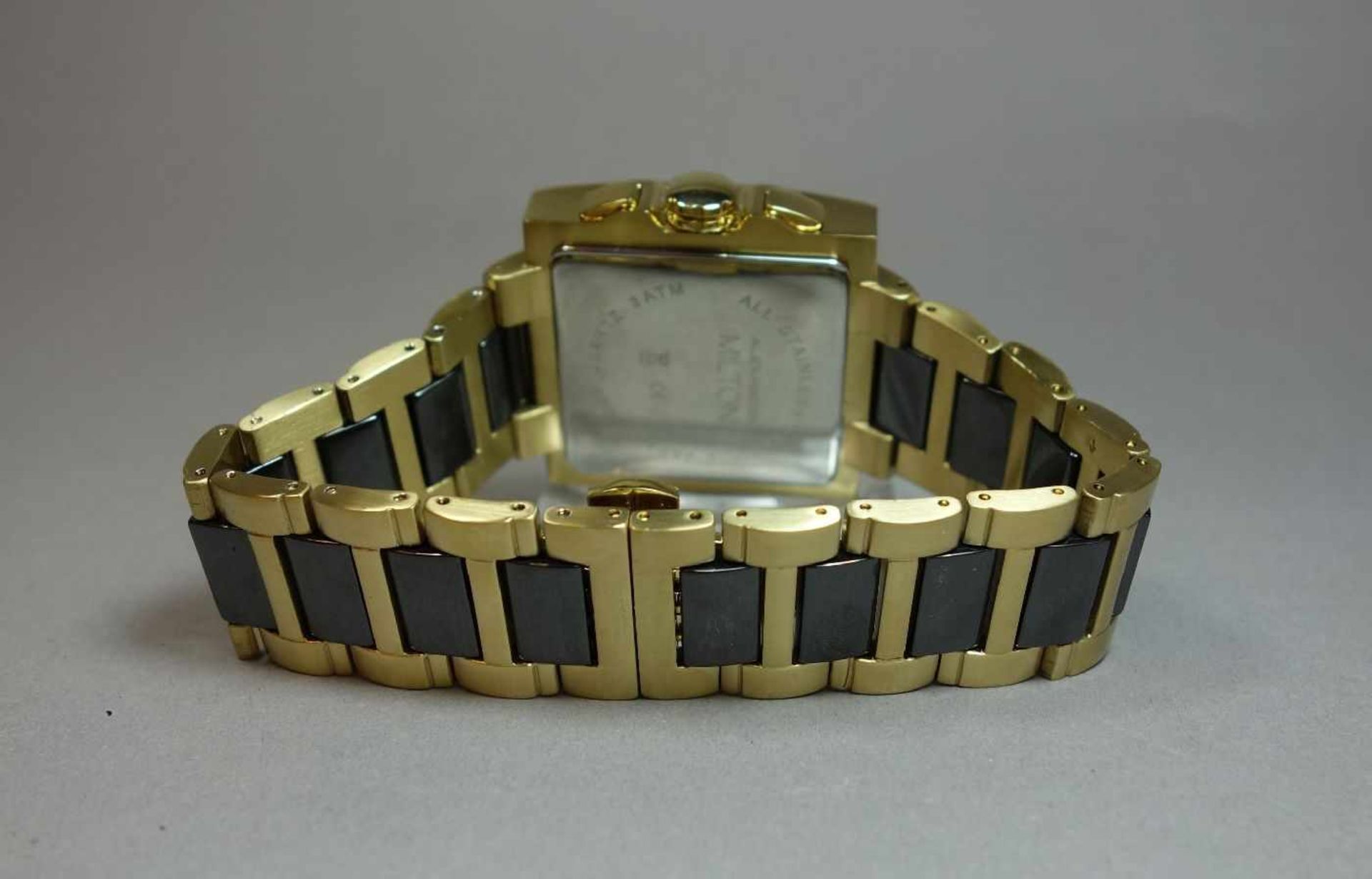 KERAMIK-ARMBANDUHR ALEXANDER MILTON - CHRONOGRAPH / wristwatch, Quarz-Uhr, Modell "Priamos", - Image 2 of 6