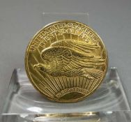 Goldmünze: 20 DOLLAR - LIBERTY HEAD DOUBLE EAGLE / gold coin, United States of America, 20 US Dollar
