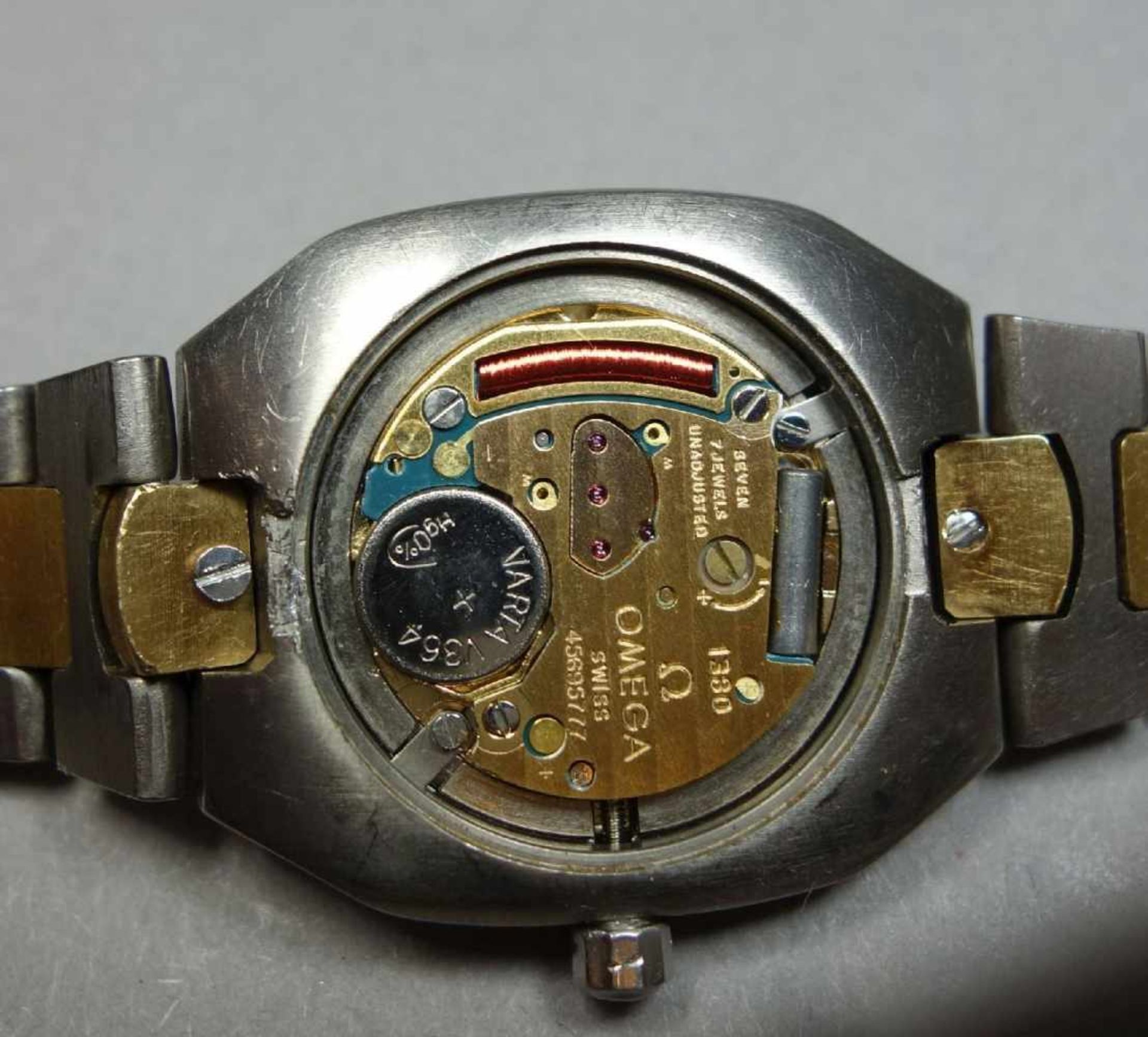 VINTAGE DAMEN-ARMBANDUHR OMEGA SEAMASTER POLARIS / wristwatch, Manufaktur Omega Watch Co. S.A. / - Image 10 of 10