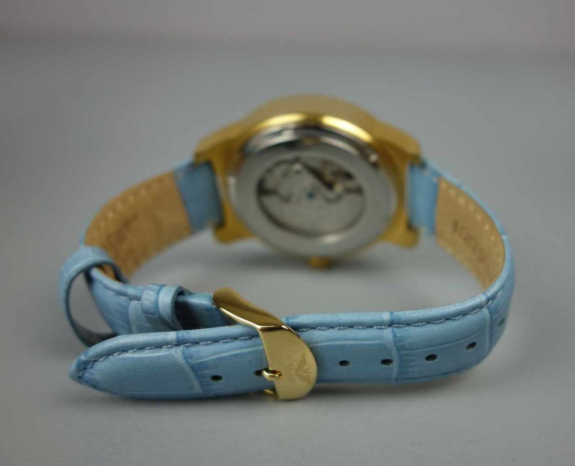 PAAR ARMBANDUHREN MINOIR: MODELL "LIMOGES" / two wristwatches, Automatik-Uhren. Zwei Armbanduhren, - Image 3 of 8