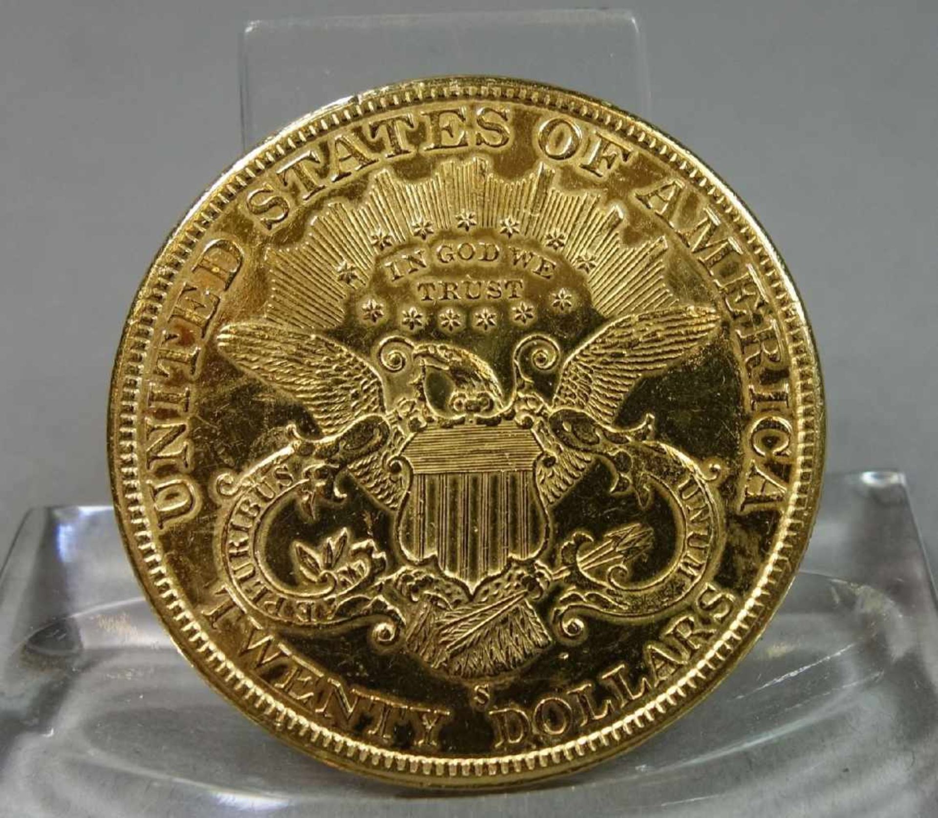 Goldmünze: 20 DOLLAR - LIBERTY HEAD DOUBLE EAGLE / gold coin, United States of America, 20 US-Dollar - Bild 2 aus 2