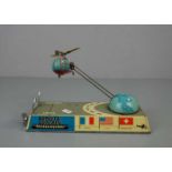 BLECHSPIELZEUG: REMOTE CONTROL HELICOPTER / tin toy, Mitte 20. Jh., Manufaktur Biller, Blech,