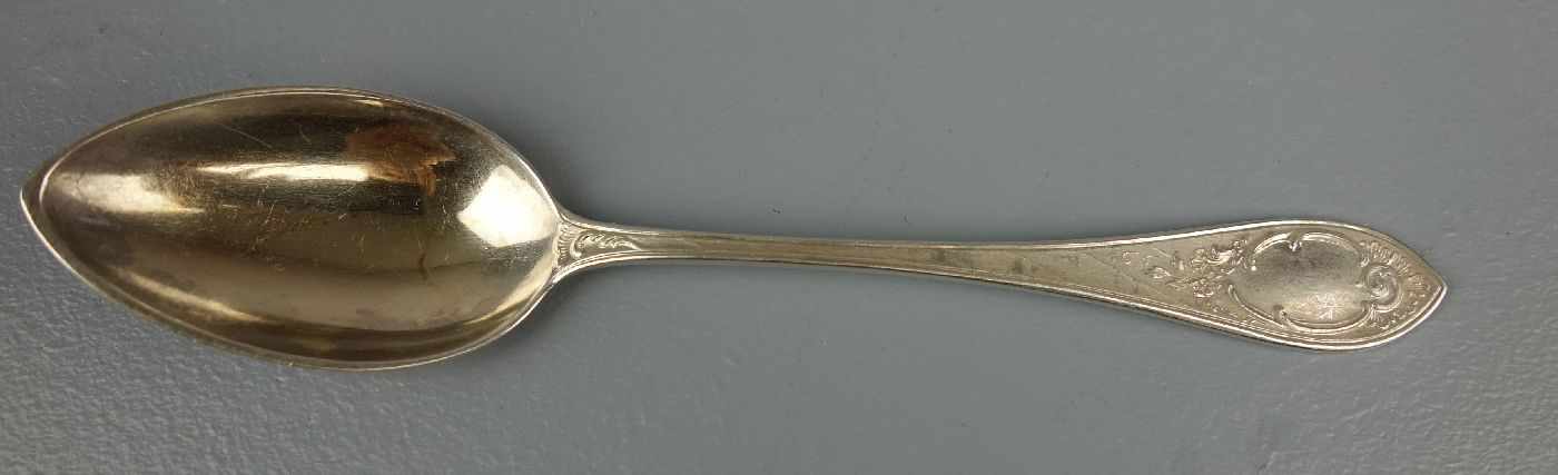 KONVOLUT SILBERLÖFFEL / silver spoons, Konvolut Silberlöffel aus dem 19. und 20. Jh., insgesamt 80 - Bild 5 aus 6