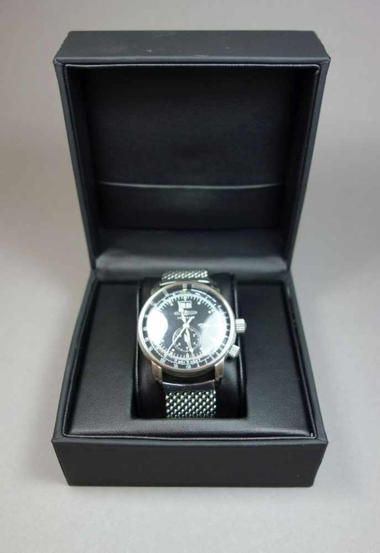 ARMBANDUHR ZEPPELIN 7640M-1 / wristwatch, Quartz-Uhr, Manufaktur Point tec Electronic GmbH / - Image 5 of 7